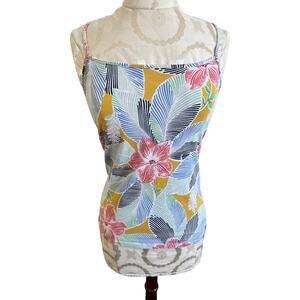 Ann Taylor Factory Hawaiian Print Floral Tank Top Small